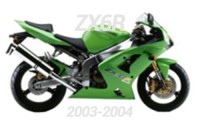 2003-2004 Kawasaki ZX6R Carénages