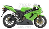 2005-2006 Kawasaki ZX6R Carénages