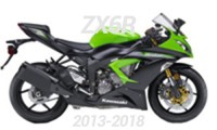 2013-2018 Kawasaki ZX6R Carénages