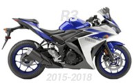 2015-2018 Yamaha R3 Carénages