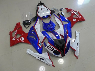 Alien Bleu & Blanc 2009-2014 BMW S1000RR Carénage Moto
