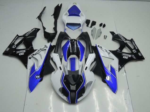 Alien Bleu & Blanc 2009-2014 BMW S1000RR Carénage Moto Alien Bleu & Blanc 2009-2014 BMW S1000RR Carénage Moto