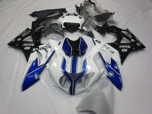 Alien Bleu & Blanc 2009-2014 BMW S1000RR Carénage Moto Alien Bleu & Blanc 2009-2014 BMW S1000RR Carénage Moto