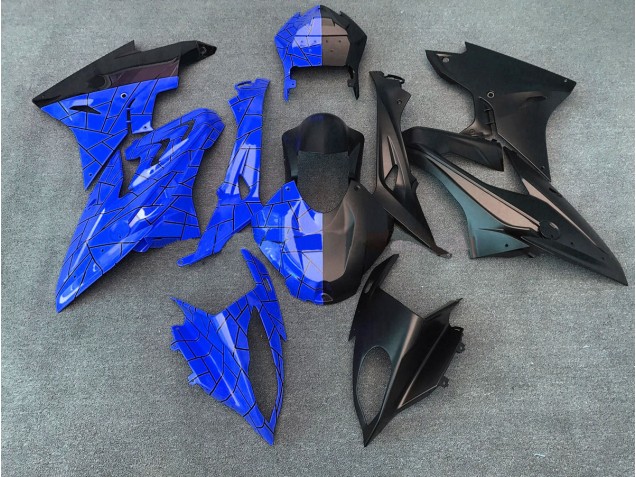 Alien Bleu & Blanc 2009-2014 BMW S1000RR Carénage Moto Alien Bleu & Blanc 2009-2014 BMW S1000RR Carénage Moto