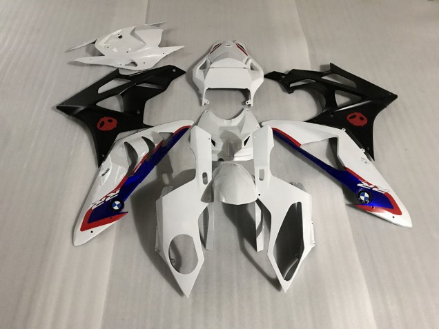 Alien Bleu & Blanc 2009-2014 BMW S1000RR Carénage Moto Alien Bleu & Blanc 2009-2014 BMW S1000RR Carénage Moto