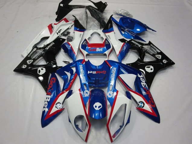Alien Bleu & Blanc 2009-2014 BMW S1000RR Carénage Moto
