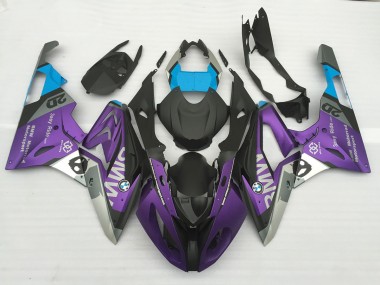 Alien Bleu & Blanc 2009-2014 BMW S1000RR Carénage Moto