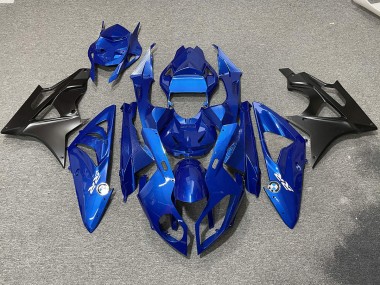 Alien Bleu & Blanc 2009-2014 BMW S1000RR Carénage Moto