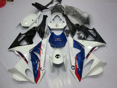 Alien Bleu & Blanc 2009-2014 BMW S1000RR Carénage Moto