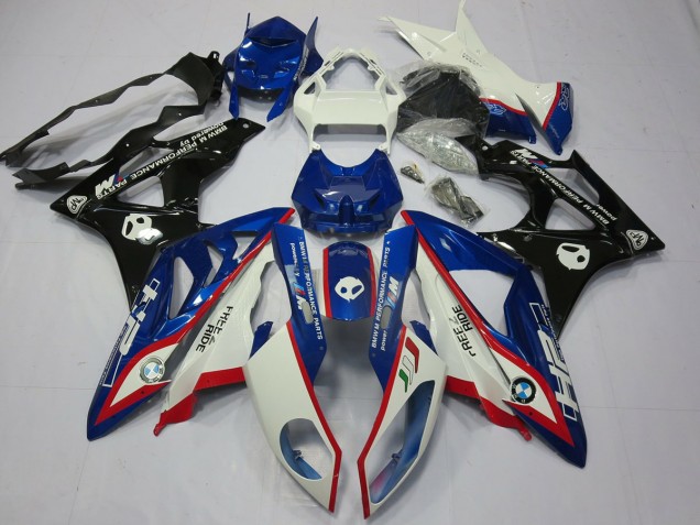 Alien Bleu & Blanc 2009-2014 BMW S1000RR Carénage Moto Alien Bleu & Blanc 2009-2014 BMW S1000RR Carénage Moto