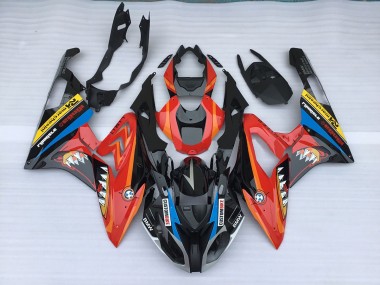 Alien Bleu & Blanc 2009-2014 BMW S1000RR Carénage Moto