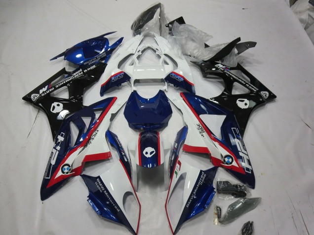 Alien Bleu & Blanc 2009-2014 BMW S1000RR Carénage Moto Alien Bleu & Blanc 2009-2014 BMW S1000RR Carénage Moto