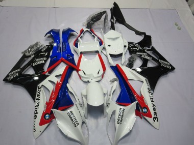 Alien Bleu & Blanc 2009-2014 BMW S1000RR Carénage Moto