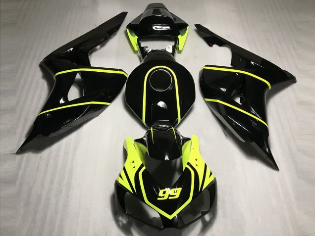 Alta Visibilità E Cbr Nero 2006-2007 Honda CBR1000RR Carénage Moto