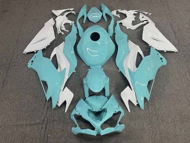 Aqua 2019-2023 Kawasaki ZX6R Carénage Moto Aqua 2019-2023 Kawasaki ZX6R Carénage Moto