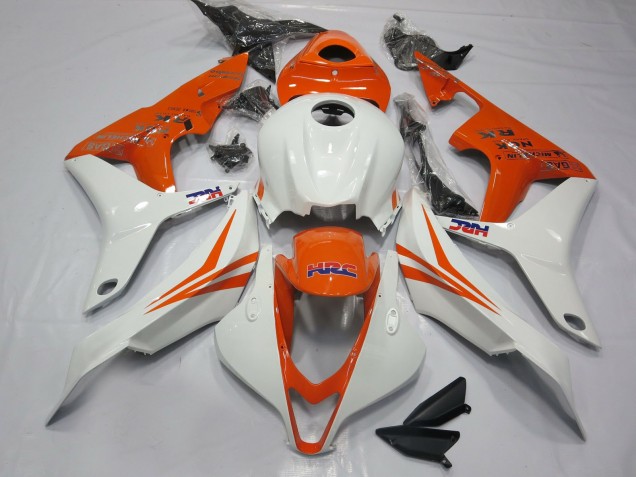 Arancione E Bianco HRC 2007-2008 Honda CBR600RR Carénage Moto Arancione E Bianco HRC 2007-2008 Honda CBR600RR Carénage Moto