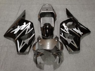 Argent Brillant & Noir 2002-2003 Honda CBR954RR Carénage Moto
