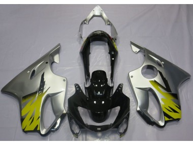 Argent Jaune & Noir 1999-2000 Honda CBR600 F4 Carénage Moto