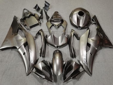 Argent Liquide 2008-2016 Yamaha R6 Carénage Moto