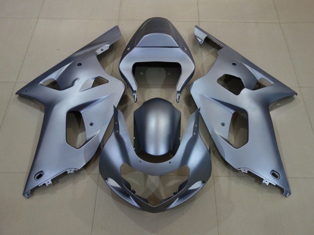 Argent Mat 2001-2003 Suzuki GSXR 600-750 Carénage Moto Argent Mat 2001-2003 Suzuki GSXR 600-750 Carénage Moto