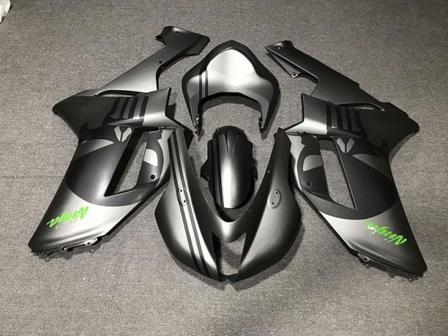 Argent Mat & Crane 2007-2008 Kawasaki ZX6R Carénage Moto Argent Mat & Crane 2007-2008 Kawasaki ZX6R Carénage Moto