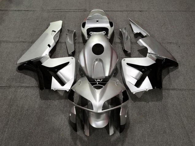 Argent Mat & Noir 2005-2006 Honda CBR600RR Carénage Moto Argent Mat & Noir 2005-2006 Honda CBR600RR Carénage Moto