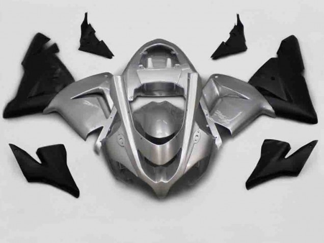 Argent Noir 2004-2005 Kawasaki ZX10R Carénage Moto Argent Noir 2004-2005 Kawasaki ZX10R Carénage Moto