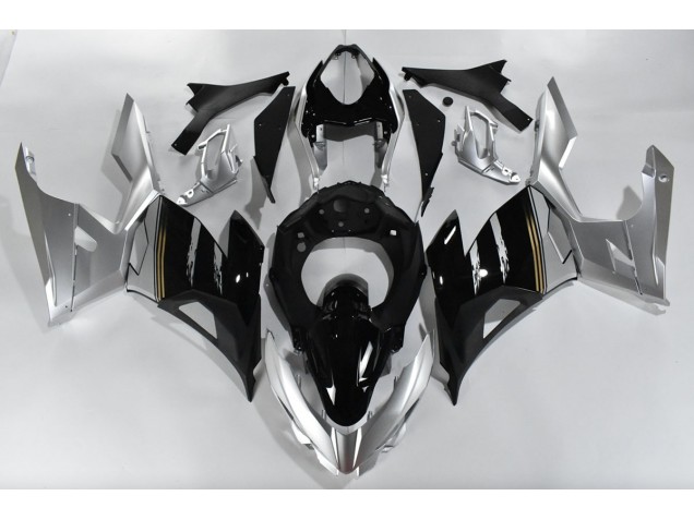 Argent & Noir 2018-2023 Kawasaki Ninja 400 Carénage Moto Argent & Noir 2018-2023 Kawasaki Ninja 400 Carénage Moto