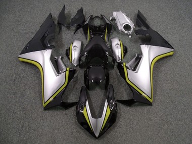 Argent & Noir & Jaune 2017-2023 Honda CBR1000RR Carénage Moto