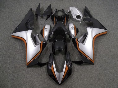 Argent & Noir & Orange 2017-2023 Honda CBR1000RR Carénage Moto