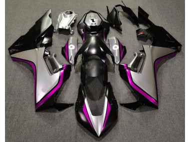 Argent & Noir & Rose 2017-2023 Honda CBR1000RR Carénage Moto