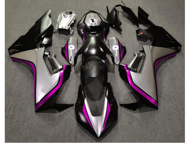 Argent & Noir & Rose 2017-2023 Honda CBR1000RR Carénage Moto Argent & Noir & Rose 2017-2023 Honda CBR1000RR Carénage Moto