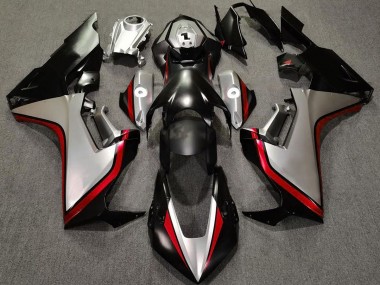 Argent & Noir & Rouge 2017-2023 Honda CBR1000RR Carénage Moto