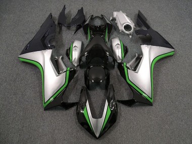 Argent & Noir & Vert 2017-2023 Honda CBR1000RR Carénage Moto