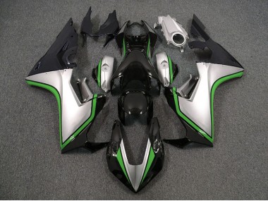 Argent & Noir & Vert 2017-2023 Honda CBR1000RR Carénage Moto