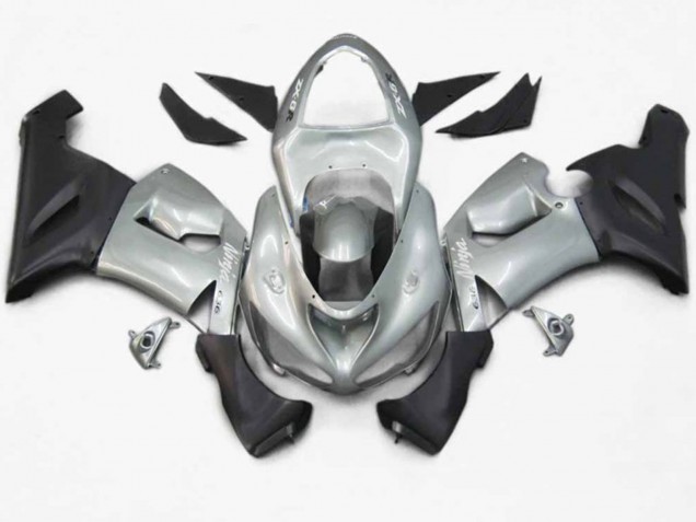 Argento Rosso Fiamma 2005-2006 Kawasaki ZX6R Carénage Moto Argento Rosso Fiamma 2005-2006 Kawasaki ZX6R Carénage Moto