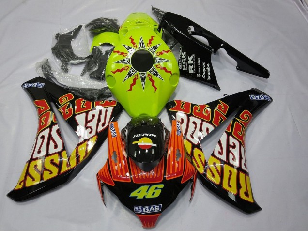 Bien Rossi 2008-2011 Honda CBR1000RR Carénage Moto Bien Rossi 2008-2011 Honda CBR1000RR Carénage Moto