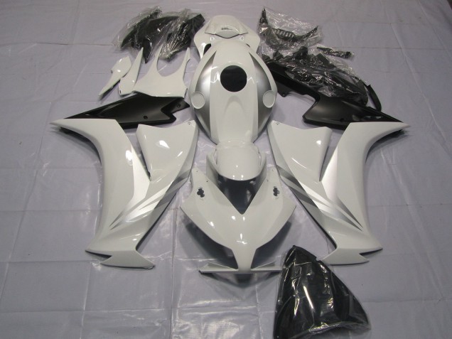 Blanc & Argent 2012-2016 Honda CBR1000RR Carénage Moto Blanc & Argent 2012-2016 Honda CBR1000RR Carénage Moto