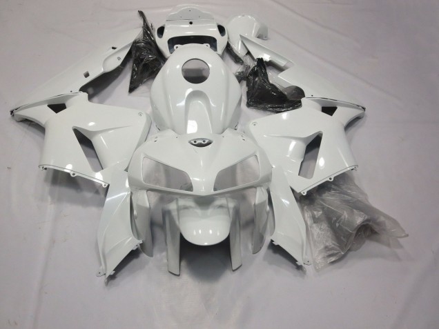Blanc Brillant 2005-2006 Honda CBR600RR Carénage Moto Blanc Brillant 2005-2006 Honda CBR600RR Carénage Moto