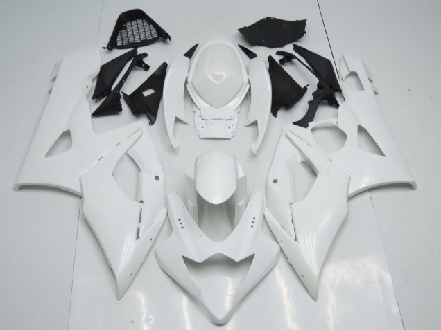 Blanc Brillant 2005-2006 Suzuki GSXR 1000 Carénage Moto Blanc Brillant 2005-2006 Suzuki GSXR 1000 Carénage Moto