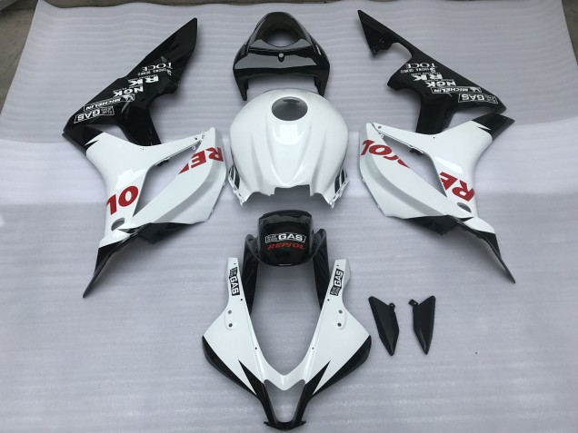 Blanc Brillant & Rouge Repsol 2007-2008 Honda CBR600RR Carénage Moto Blanc Brillant & Rouge Repsol 2007-2008 Honda CBR600RR Carénage Moto