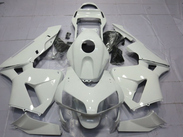 Blanc Brillant Uni 2003-2004 Honda CBR600RR Carénage Moto Blanc Brillant Uni 2003-2004 Honda CBR600RR Carénage Moto