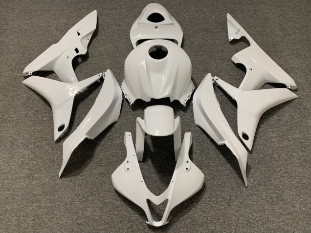 Blanc Brillant Uni 2007-2008 Honda CBR600RR Carénage Moto Blanc Brillant Uni 2007-2008 Honda CBR600RR Carénage Moto