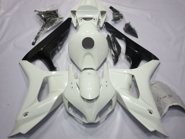 Blanc & Noir 2006-2007 Honda CBR1000RR Carénage Moto Blanc & Noir 2006-2007 Honda CBR1000RR Carénage Moto