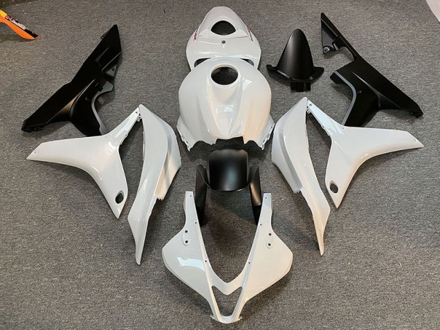 Blanc & Noir Propres 2007-2008 Honda CBR600RR Carénage Moto Blanc & Noir Propres 2007-2008 Honda CBR600RR Carénage Moto