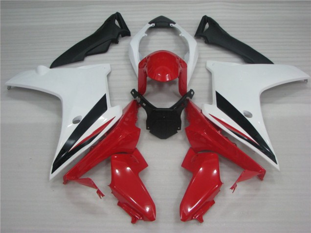 Blanc Noir & Rouge 2011-2012 Honda CBR600F Carénage Moto Blanc Noir & Rouge 2011-2012 Honda CBR600F Carénage Moto