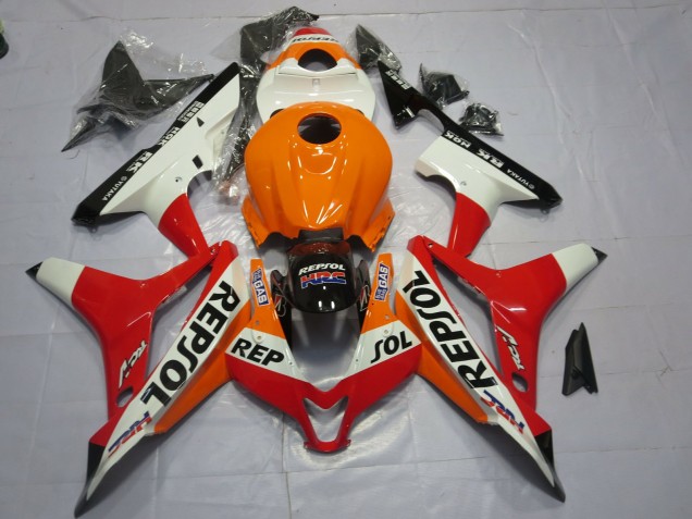 Blanc Repsol 2007-2008 Honda CBR600RR Carénage Moto Blanc Repsol 2007-2008 Honda CBR600RR Carénage Moto