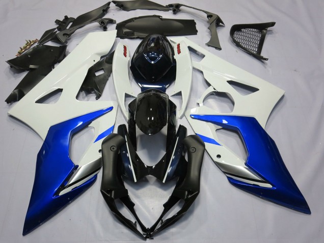 Bleu & Blanc 2005-2006 Suzuki GSXR 1000 Carénage Moto Bleu & Blanc 2005-2006 Suzuki GSXR 1000 Carénage Moto