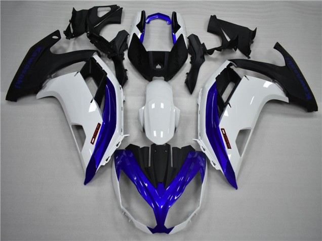 Bleu & Blanc 2012-2016 Kawasaki Ninja 650R Carénage Moto Bleu & Blanc 2012-2016 Kawasaki Ninja 650R Carénage Moto