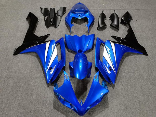 Bleu Blanc & Noir 2007-2008 Yamaha R1 Carénage Moto Bleu Blanc & Noir 2007-2008 Yamaha R1 Carénage Moto